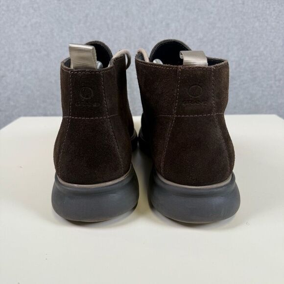 Cole Haan Grand OS Men’s Size 11 Leather Brown Chukka Style Ankle Booties Boots - Picture 5 of 8